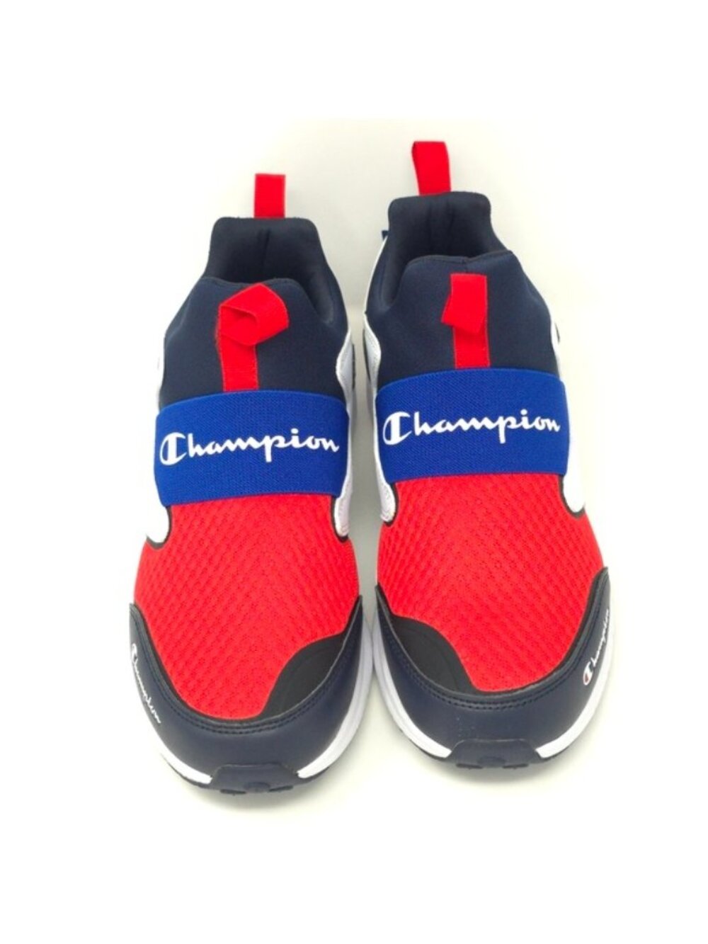 Champion Legend Lo Red/Navy/White Slip-On Sneakers - Picture 6 of 9